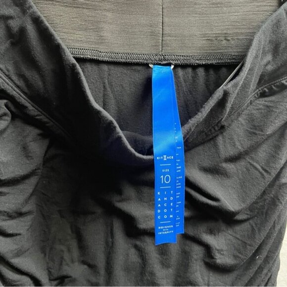 Kit & Ace ruche cashmere modal blend skirt Sz 10 - Picture 4 of 8